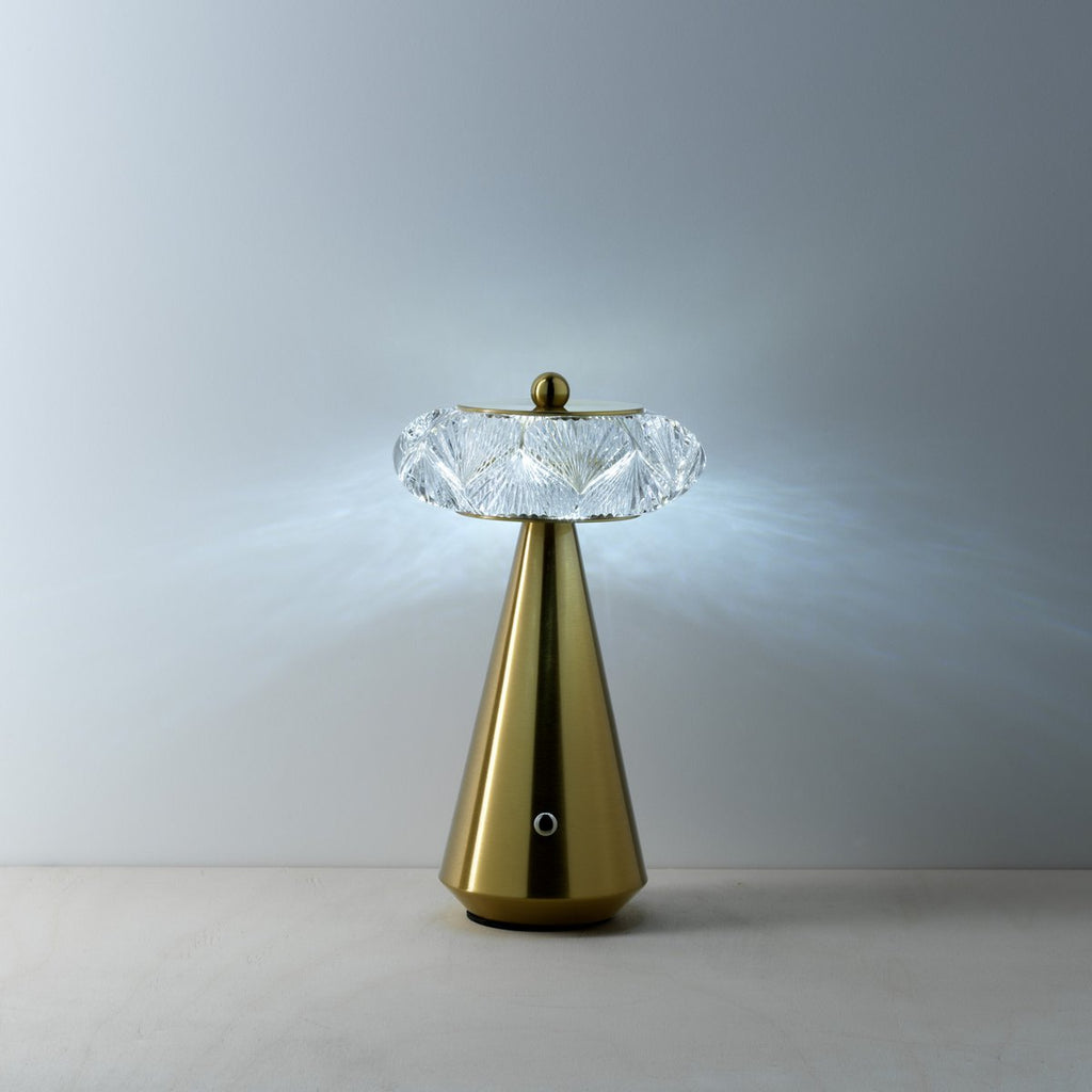 Diamond Diva sladdlös LED-bordslampa i järn