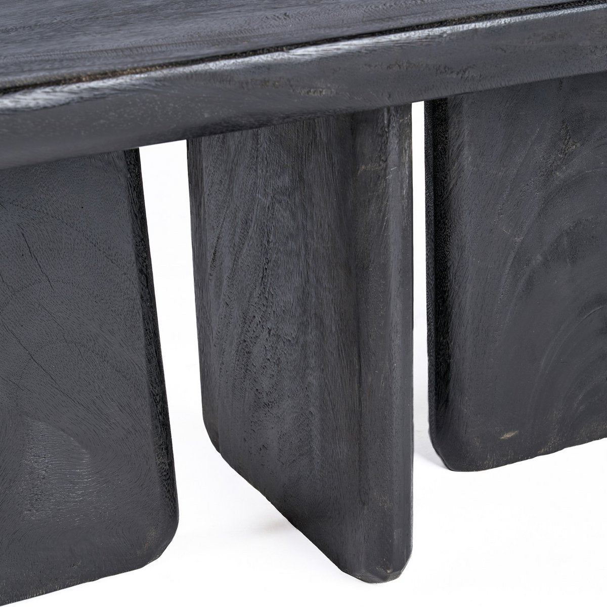 Obsidian soffbord i mangoträ, svart