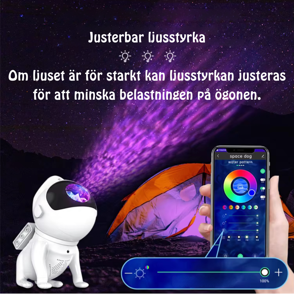 Space Dog Nightlight – Trygg och magisk läggdags