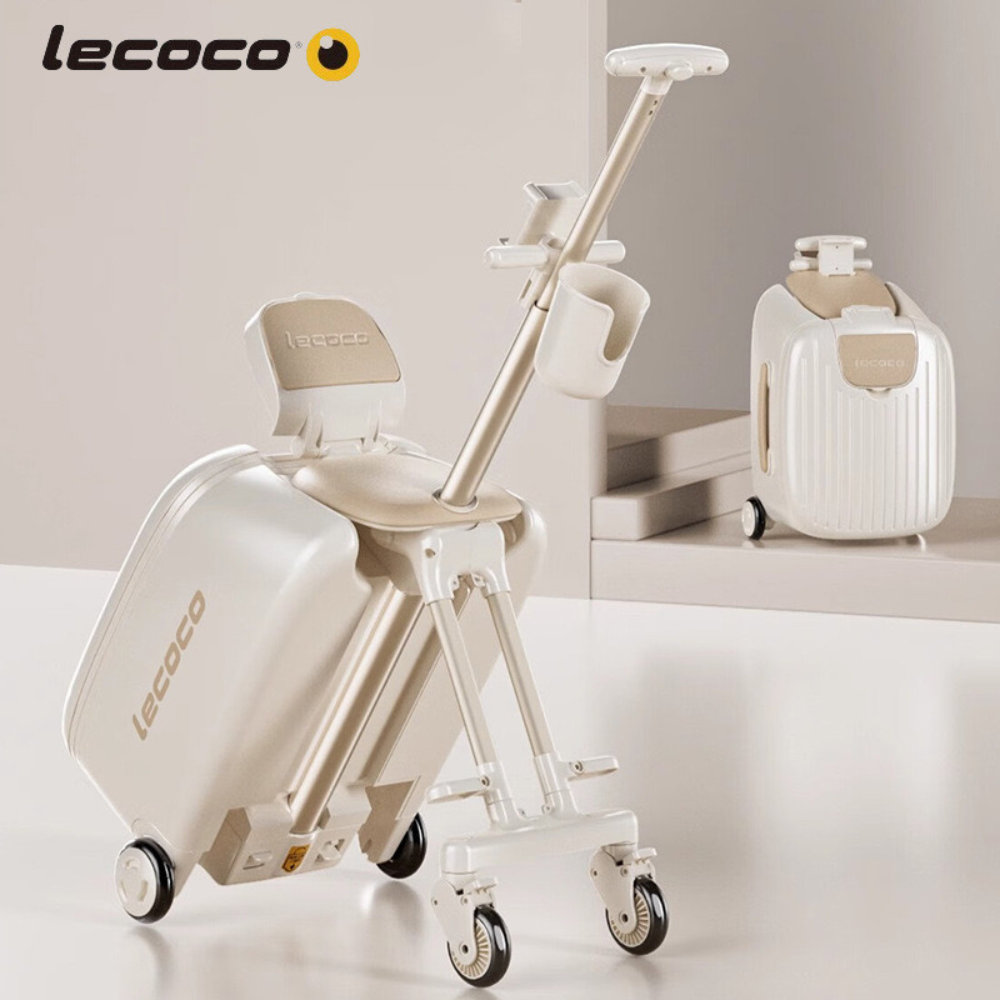 Barnvänlig Resväska med Inbyggd Stol