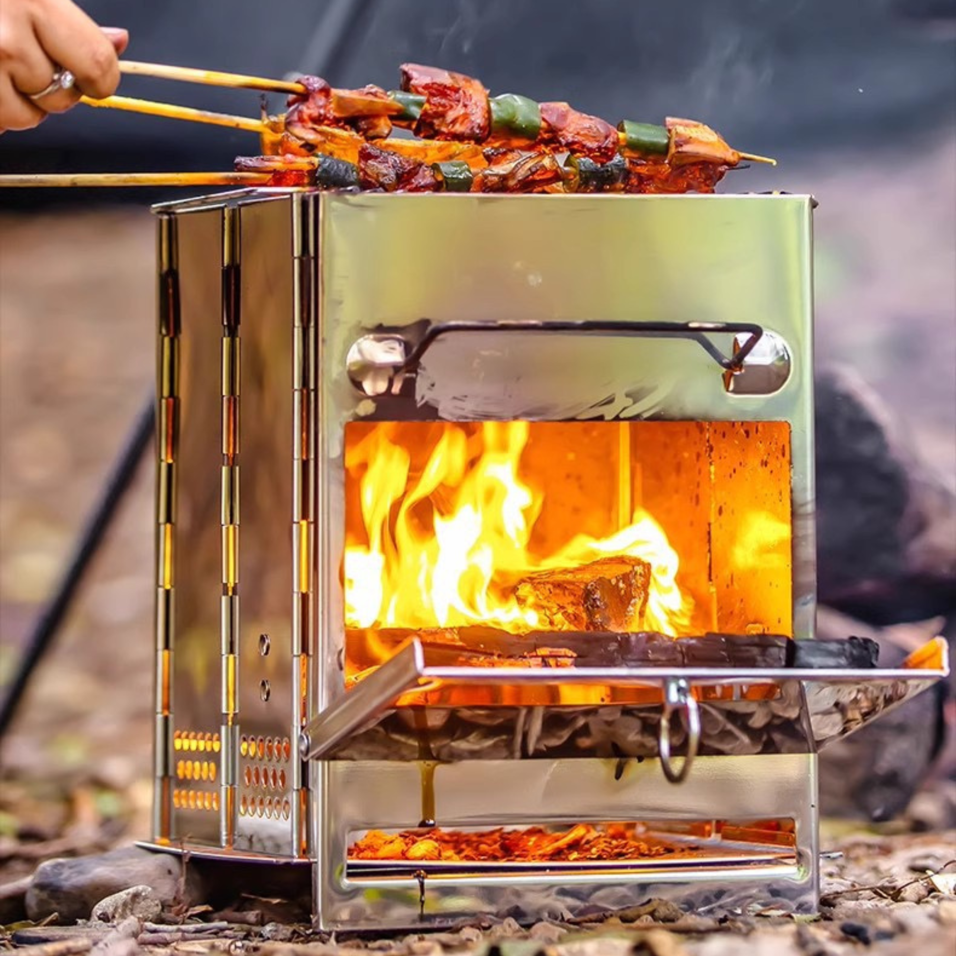 Portabelt camping grill