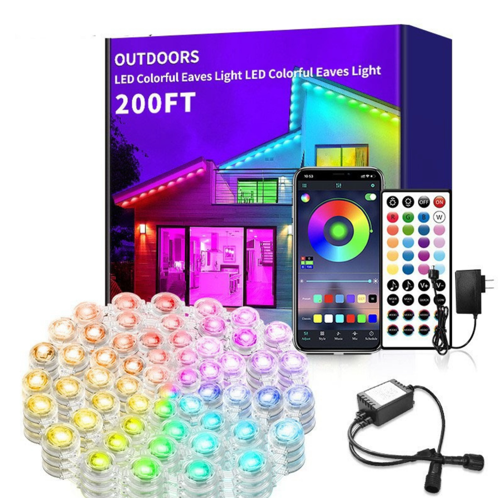 Smart Julbelysningsskena