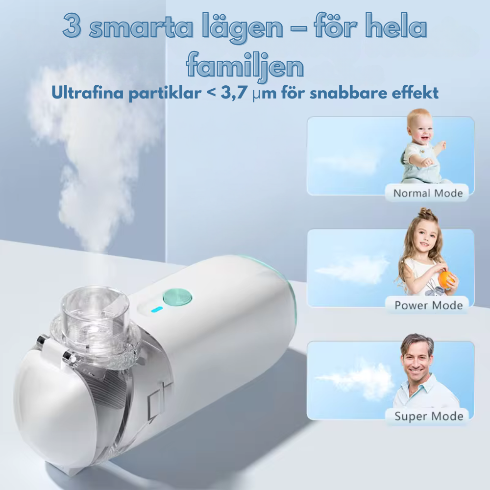 Portabel Mesh-Nebulisator – Effektiv & Enkel