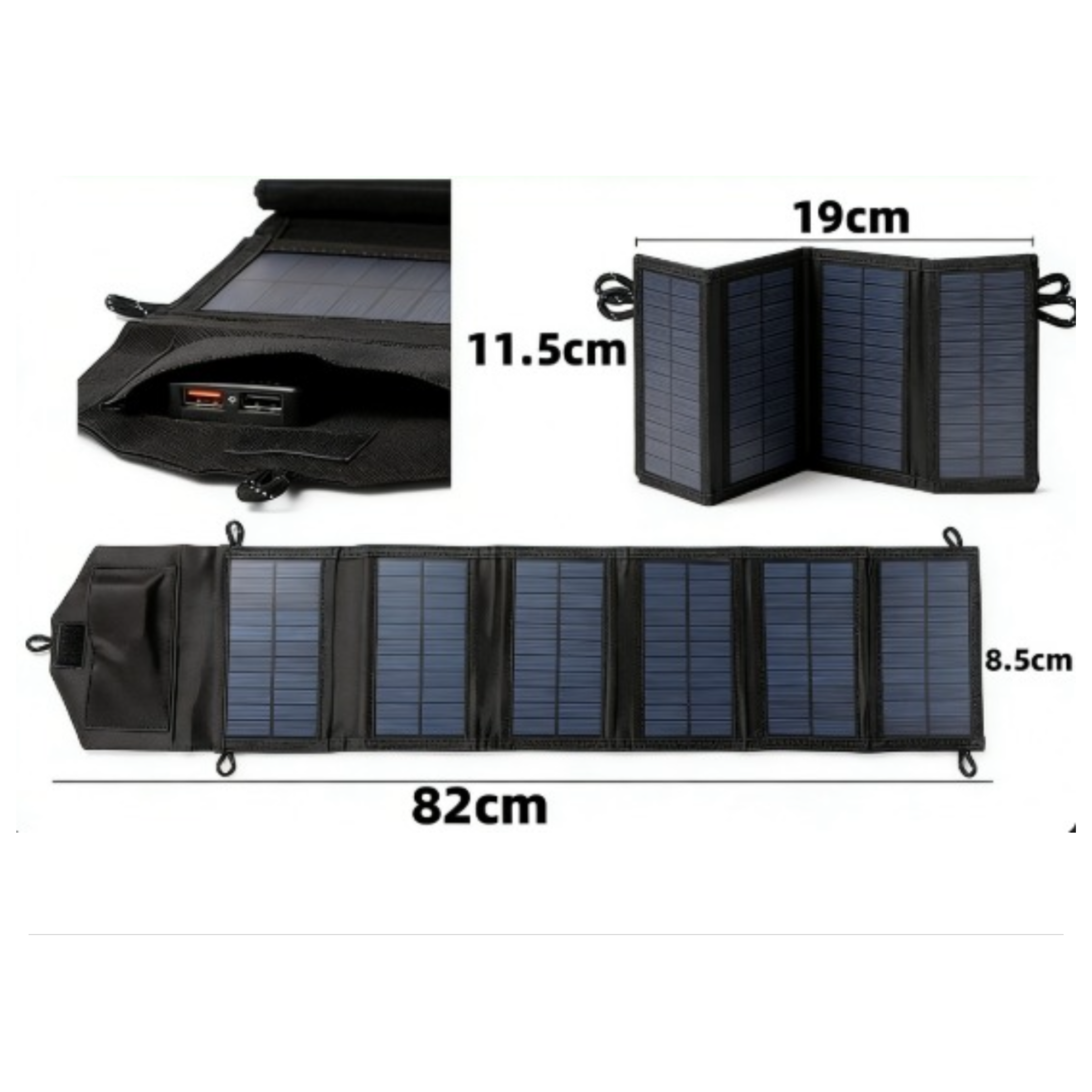Bärbar Solcellsladdare – 30W / 45W