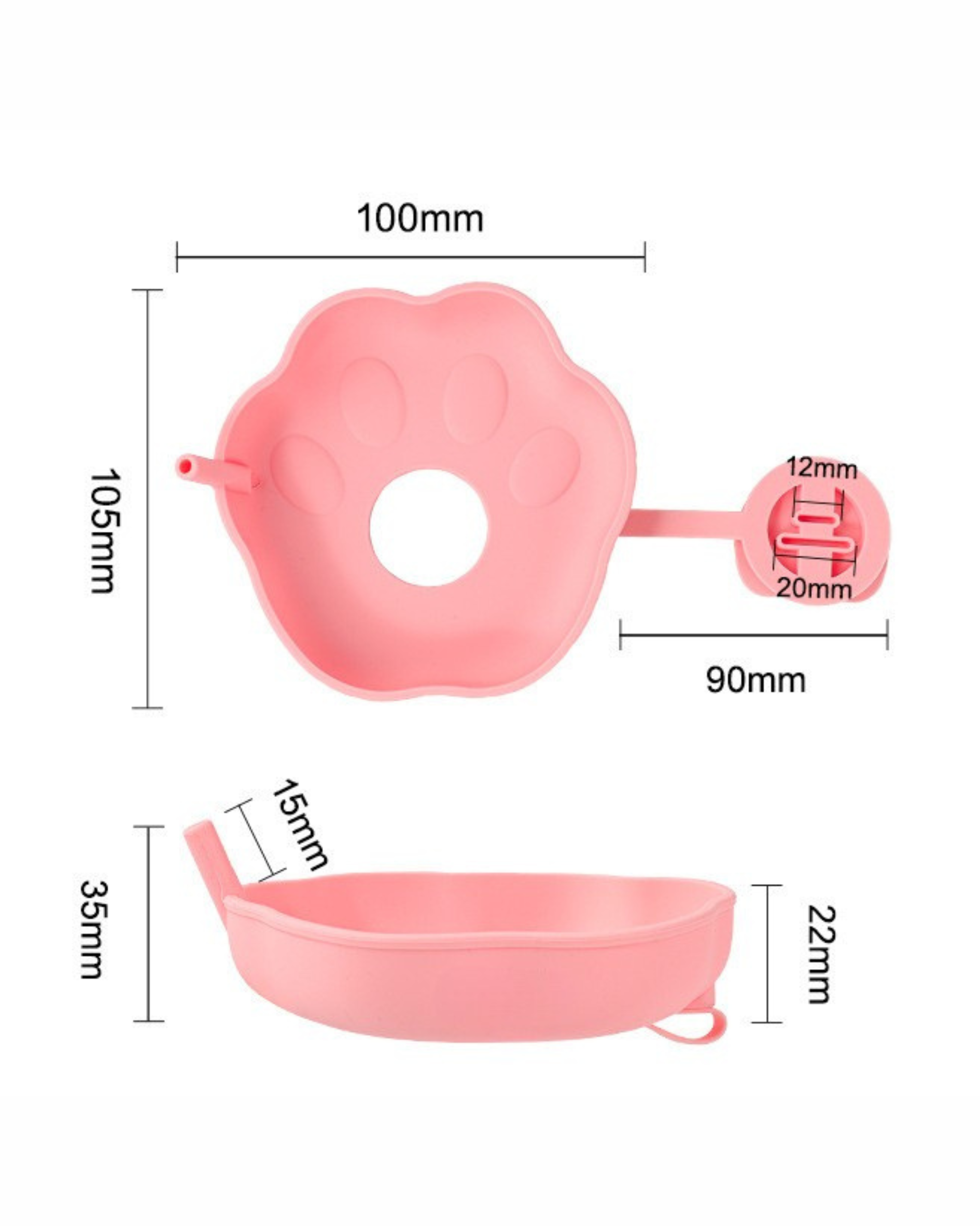 Glasshållare i silikon 4 Pack – Drip Catcher