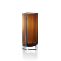 Amber Cuboid-vasen i Bärnsten, Large – Glas
