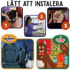 Jul och Halloween projektor