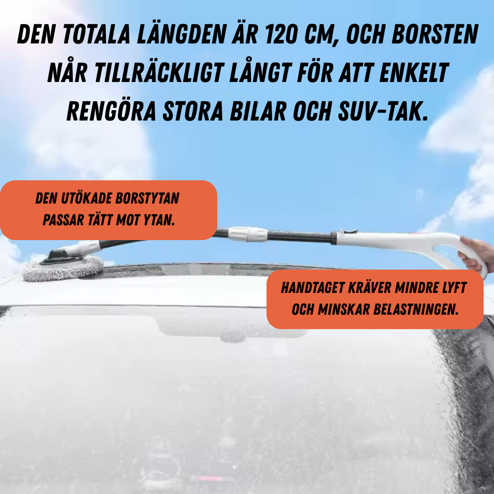 ErgoClean 180° Biltvättborste