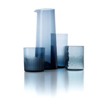 Azure karaff i glas, blå