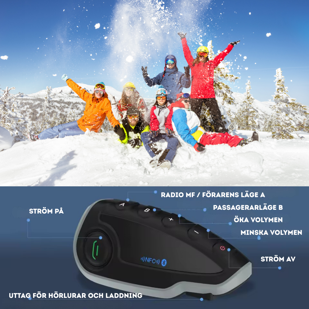 Bluetooth Kommunikationsheadset V8