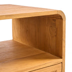 Breeze nattduksbord i teak och rotting, natur