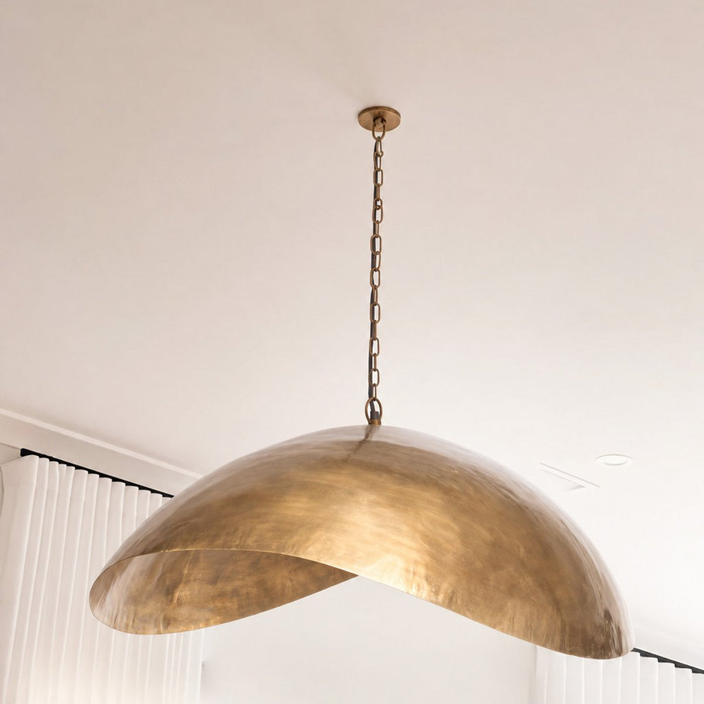 Fortune Cookie taklampa i järn, mässing – XL
