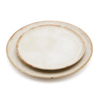 Cascais mattallrik i stengods, vit – 28 cm