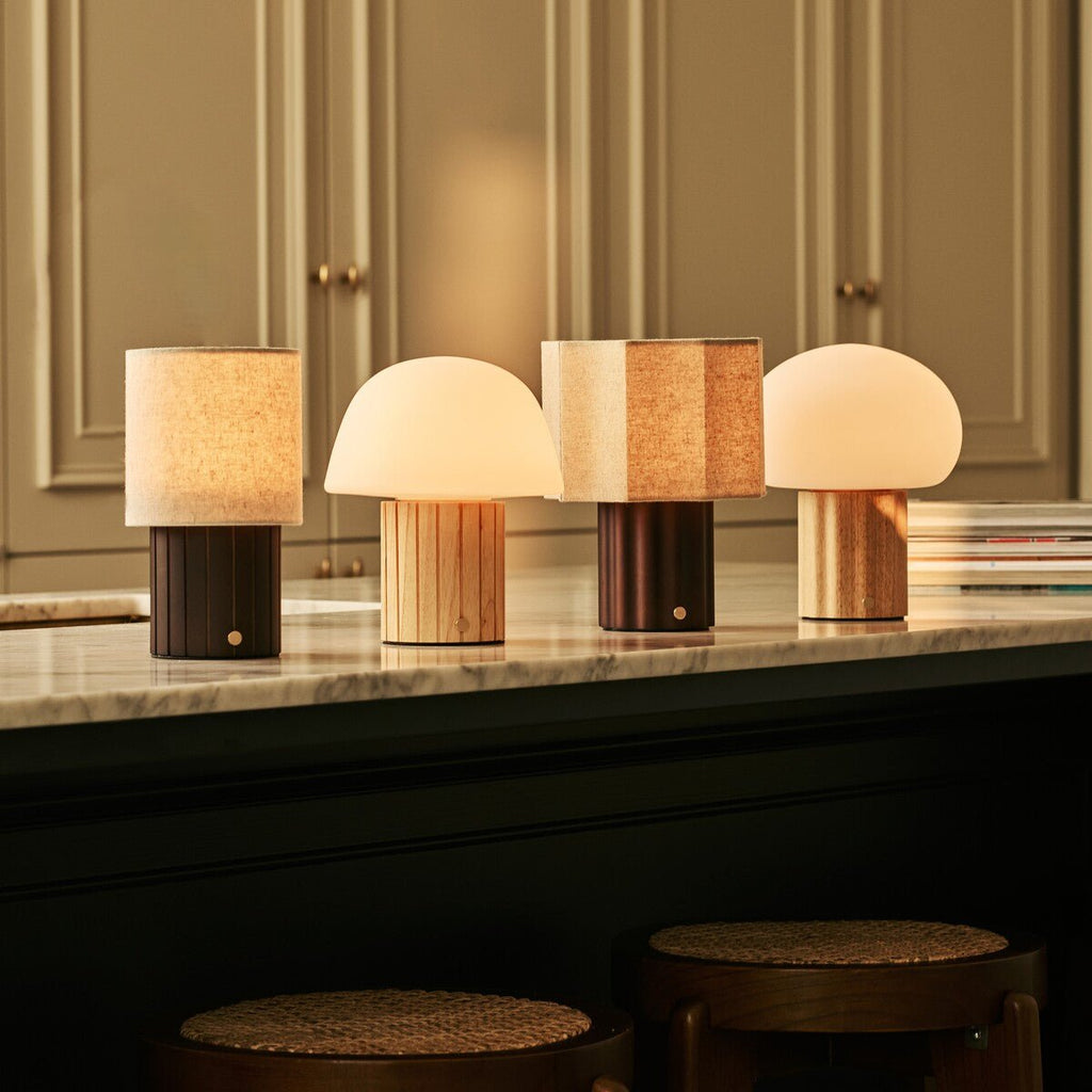 Yalisa Ljusbrun Uppladdningsbar Bordslampa – Nordic Collection