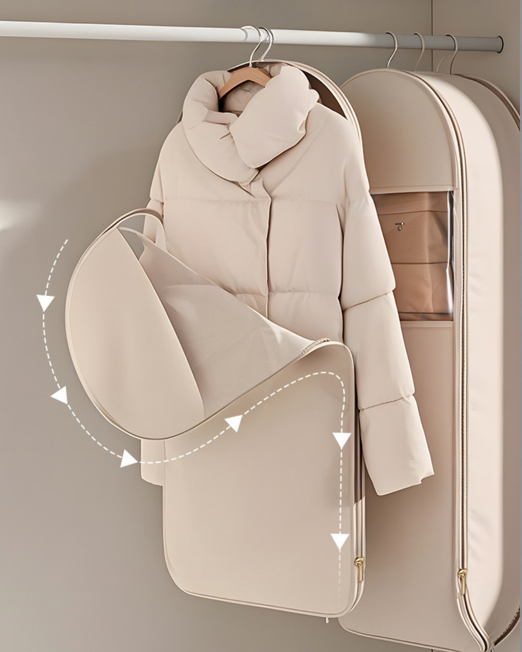 Smart förvaringspåse med zip