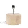 Lampfot i massiv teak, natur