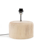 Lampfot i massiv teak, natur