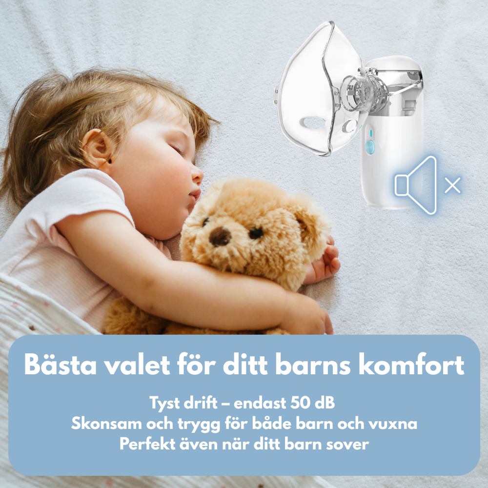 Portabel Mesh-Nebulisator – Effektiv & Enkel