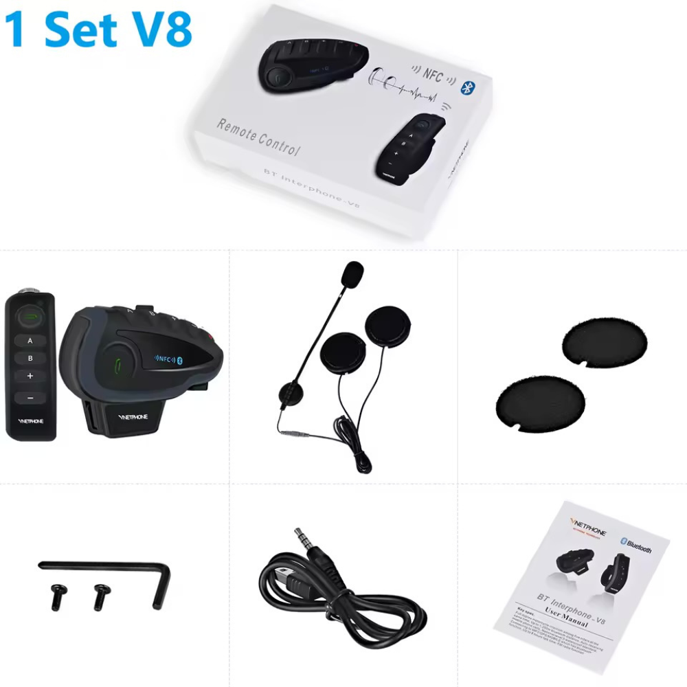 Bluetooth Kommunikationsheadset V8