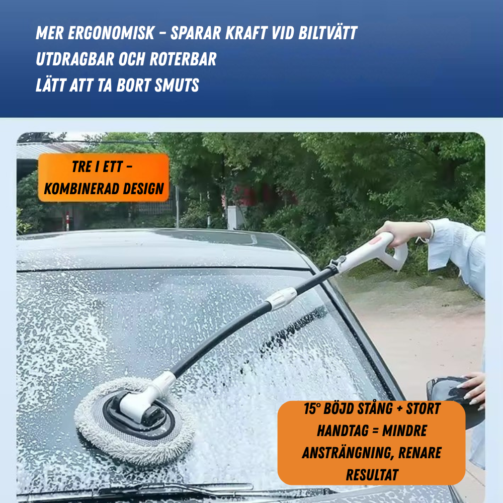 ErgoClean 180° Biltvättborste