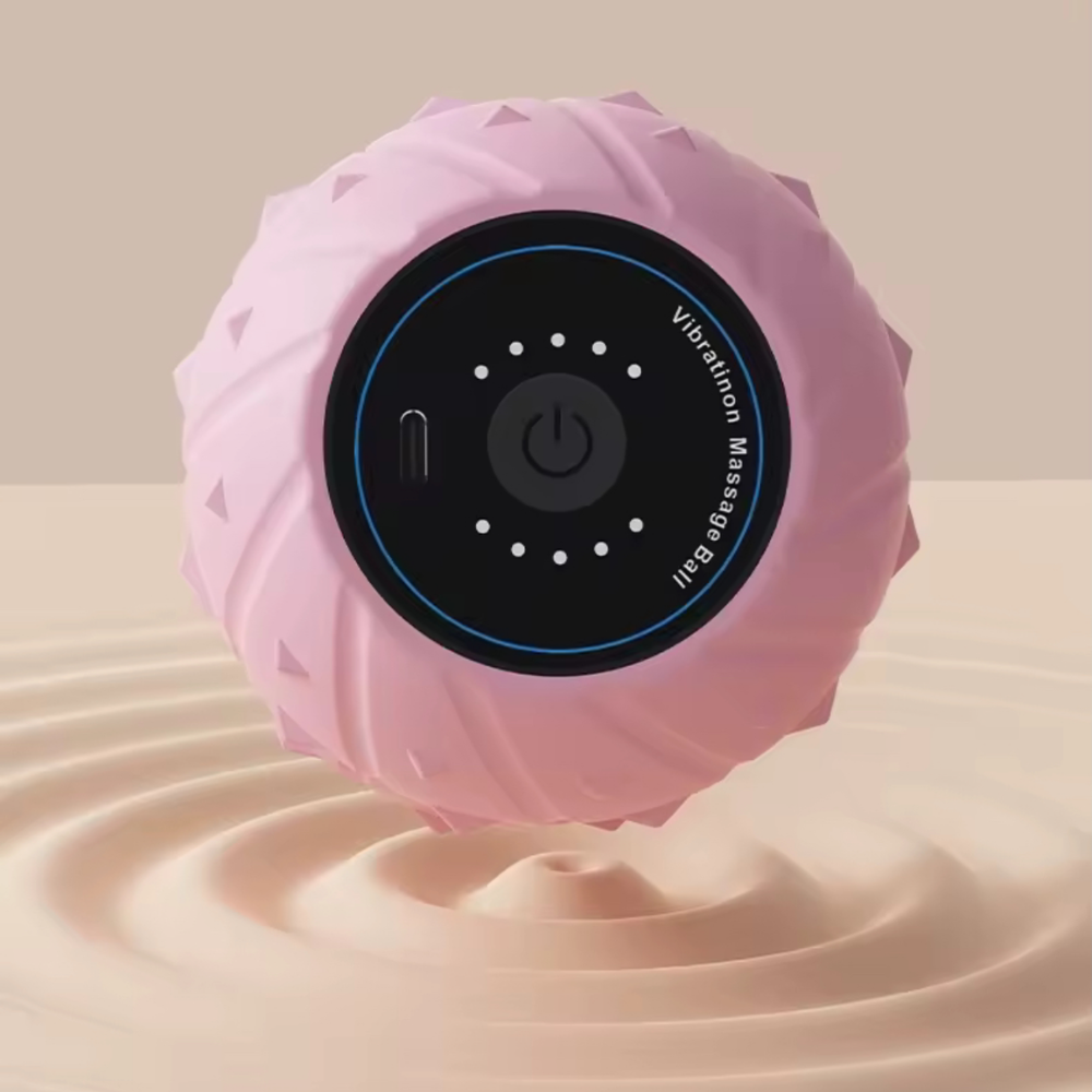 Jordnötsformade vibrerande massageboll