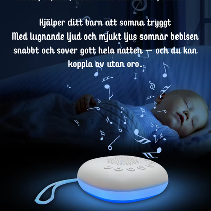 White Noise – 2 i 1 lösning: nattlampa med vitt brus för ostörd sömn.