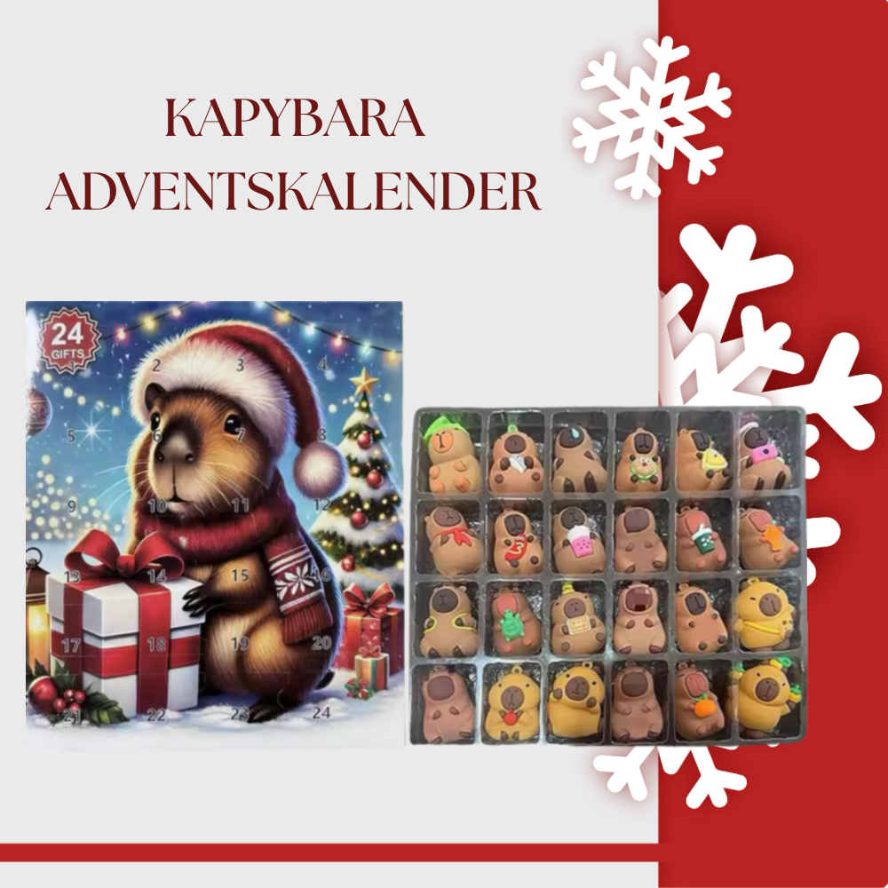 Adventskalender med kapybaror