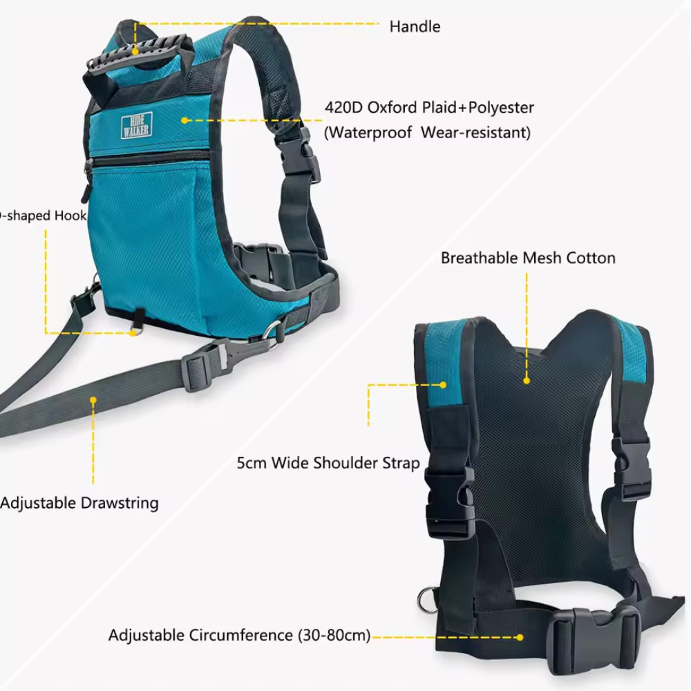 Skidhjälp för barn – sele och ryggsäck i ett