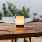Bordslampa i Trä Avery Mörkbrun