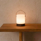 Bordslampa i Trä Avery Mörkbrun