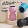Jordnötsformade vibrerande massageboll