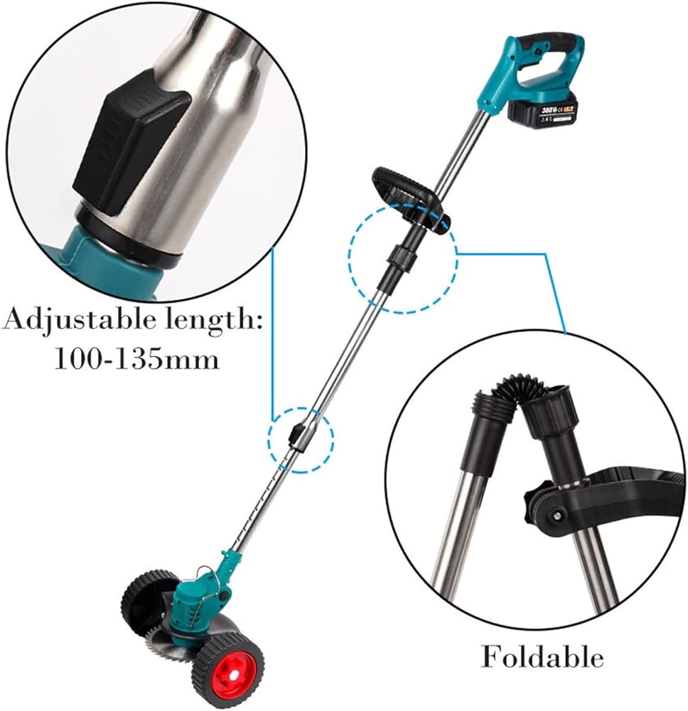 Trådlös Grästrimmer 12V – Borstlös Motor & Hopfällbar Design