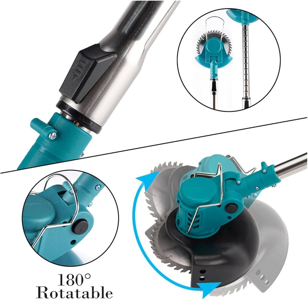 Trådlös Grästrimmer 12V – Borstlös Motor & Hopfällbar Design