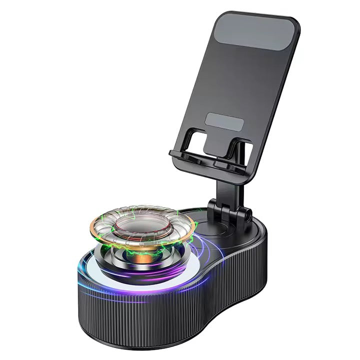 Trådlös Bluetooth-högtalare med RGB-ljus och mobilhållare