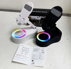 Trådlös Bluetooth-högtalare med RGB-ljus och mobilhållare