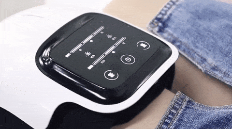 Elektrisk värme- och vibrationsmassage för knän