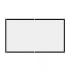 Projektorskärm 220x124 cm