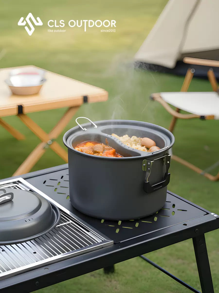 Dubbelångkokare 6,5L – Camping & Friluftsliv