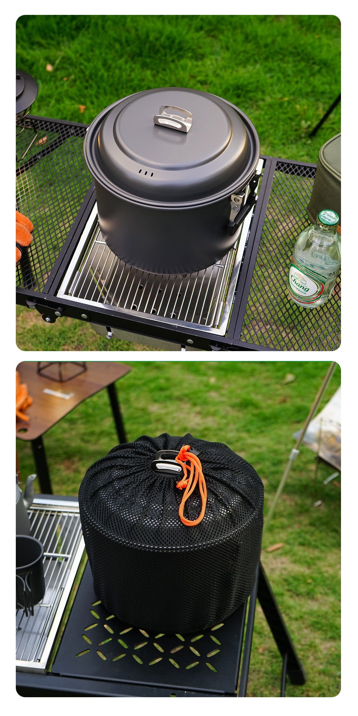Dubbelångkokare 6,5L – Camping & Friluftsliv