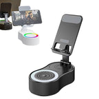 Trådlös Bluetooth-högtalare med RGB-ljus och mobilhållare