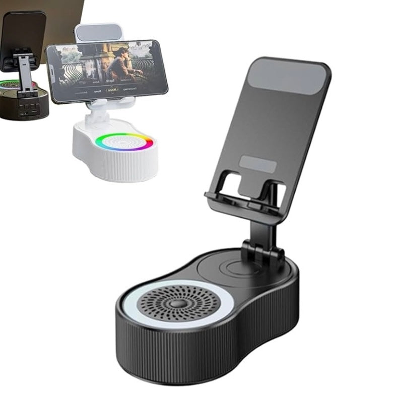 Trådlös Bluetooth-högtalare med RGB-ljus och mobilhållare
