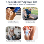 Elektrisk värme- och vibrationsmassage för knän