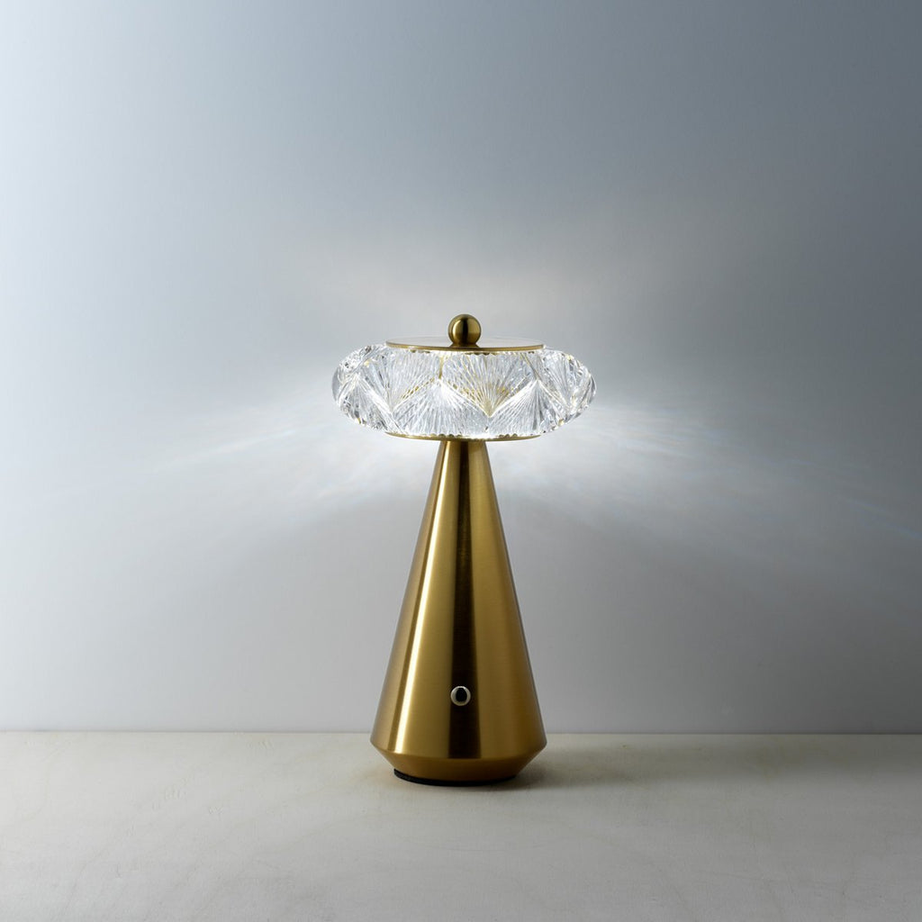 Diamond Diva sladdlös LED-bordslampa i järn