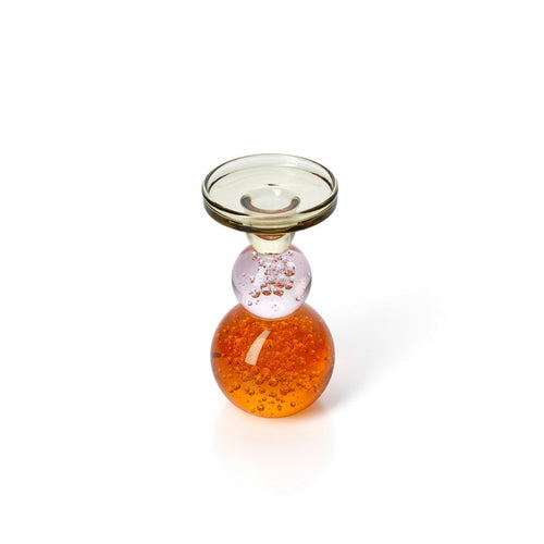 Bubble Jewel Ljushållare – Färgat Glas