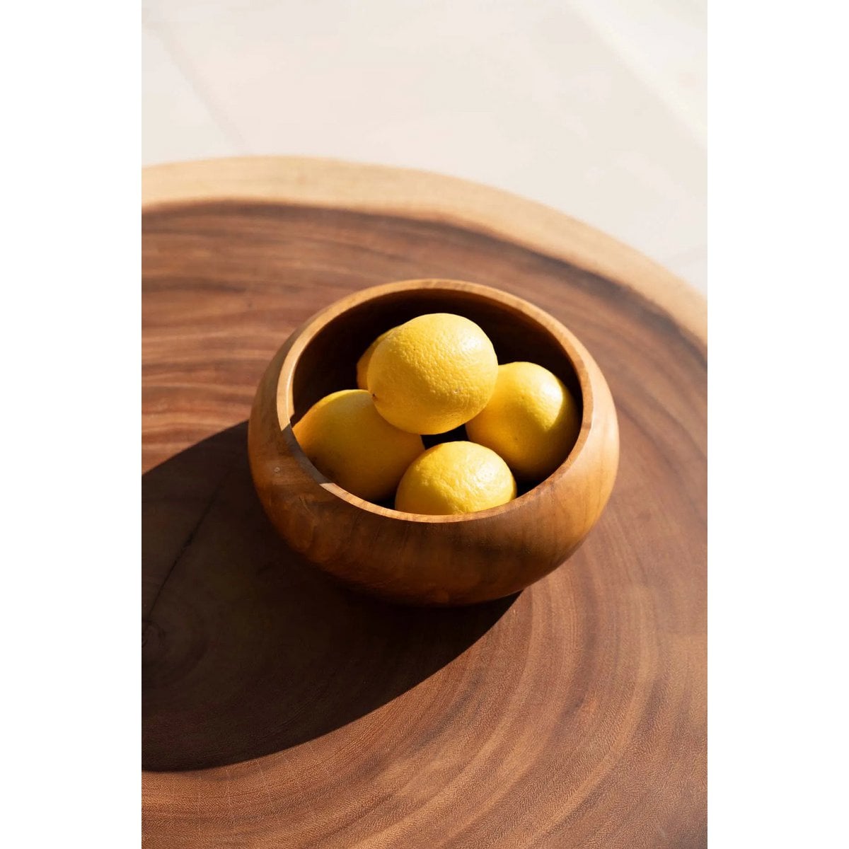 Teak Root fruktskål i teak