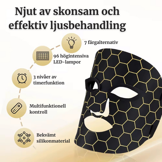 LED-ansiktsmask – professionell hudvård hemma