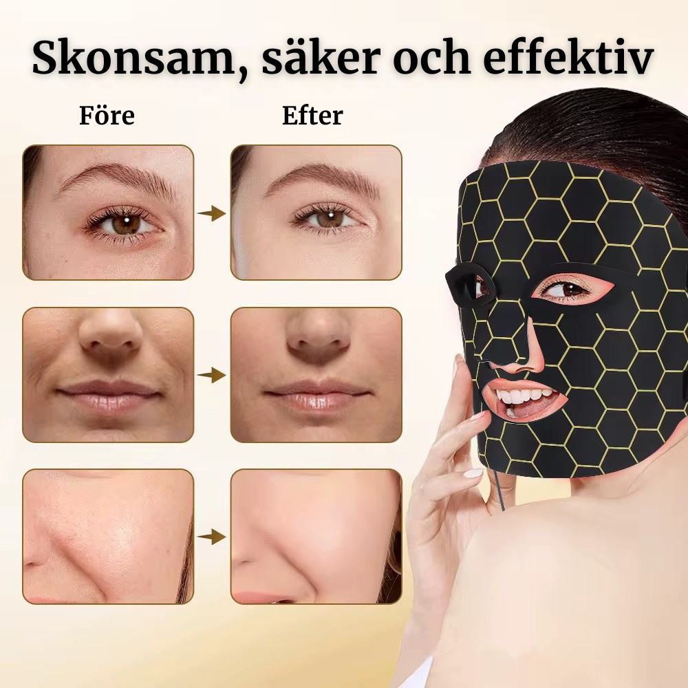 LED-ansiktsmask – professionell hudvård hemma
