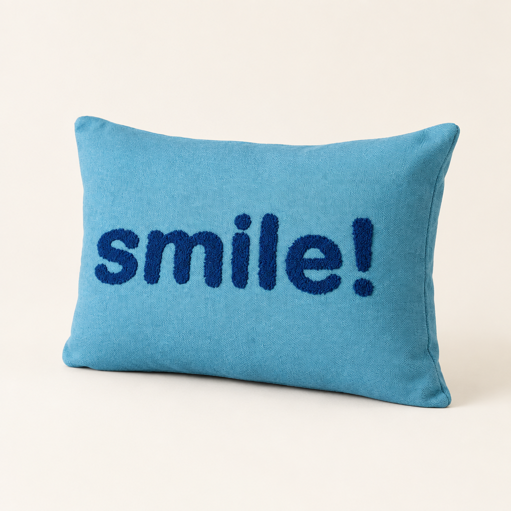 Smile Blå bakifrån